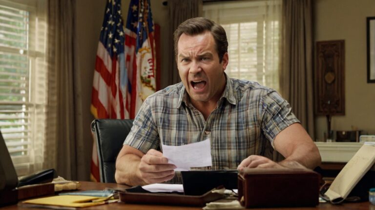 Leonardo_Kino_XL_Typical_American_household_Guy_sitting_at_des_0