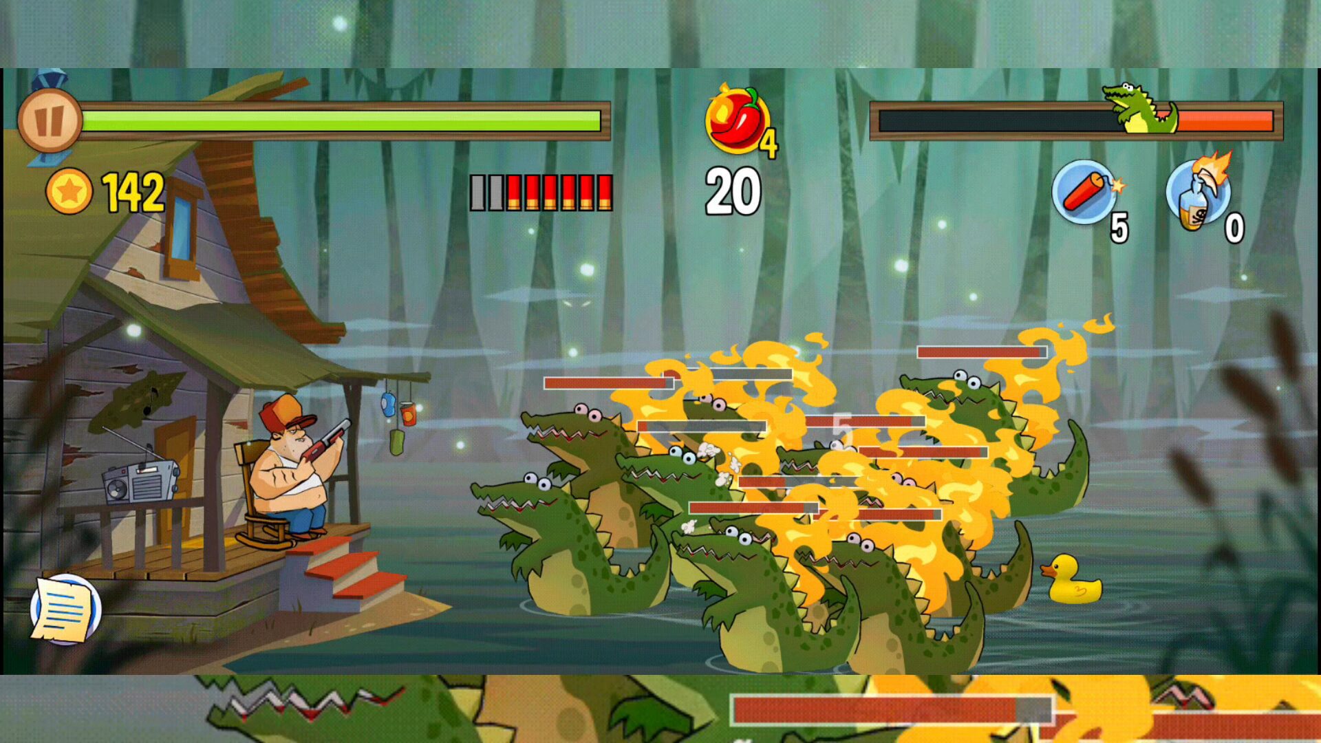 swamp attack mobile games