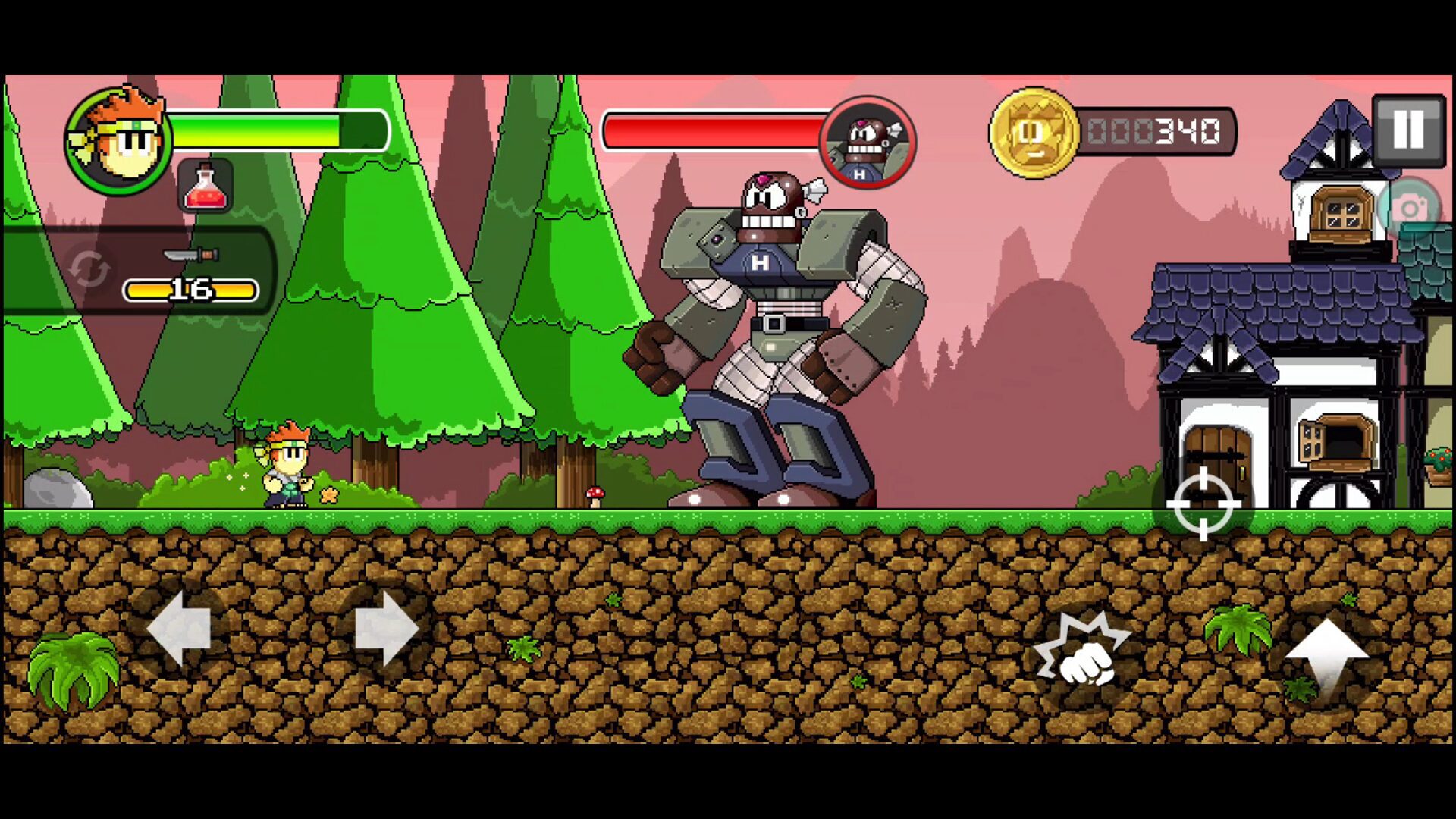 Mobile games Dan The Man IOS/android
