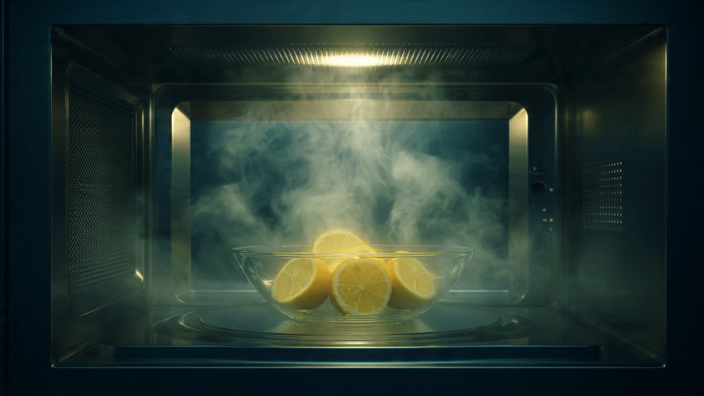 How to clean a microwave in 5 minutes 3