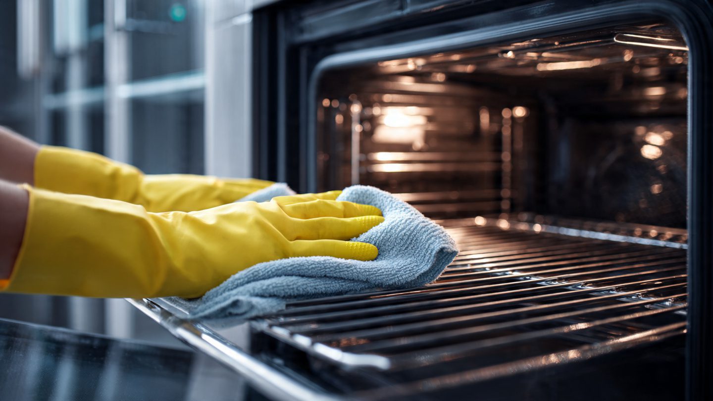 How to clean the oven without chemicals 3