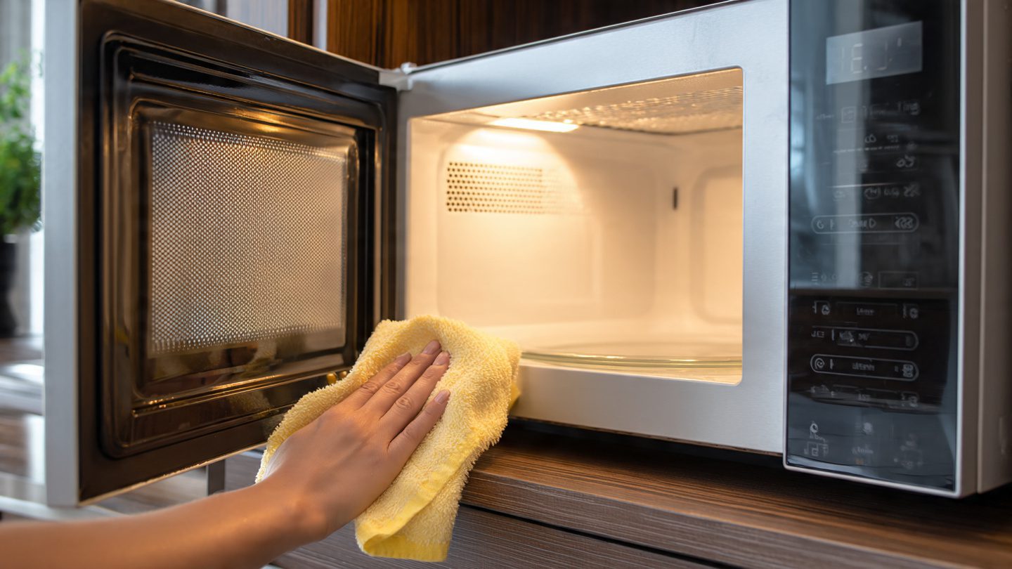 How to clean a microwave in 5 minutes 1