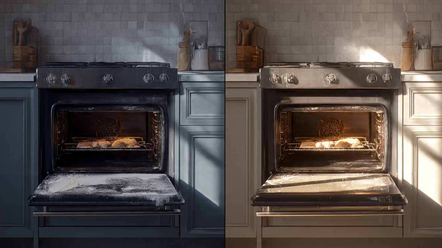 How to clean the oven without chemicals 1