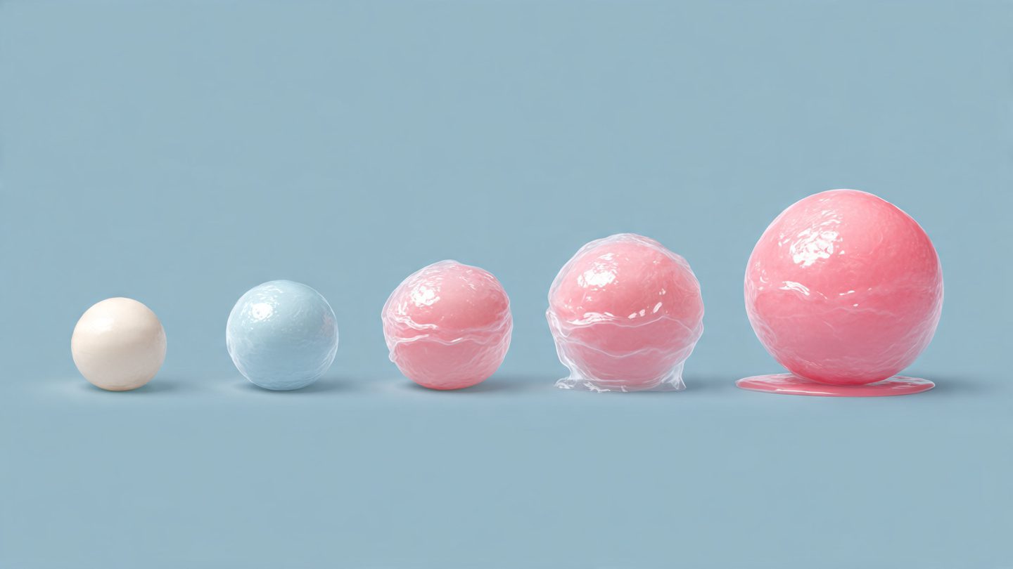 How to Roll a Perfect Ball Out of Chewing Gum 3