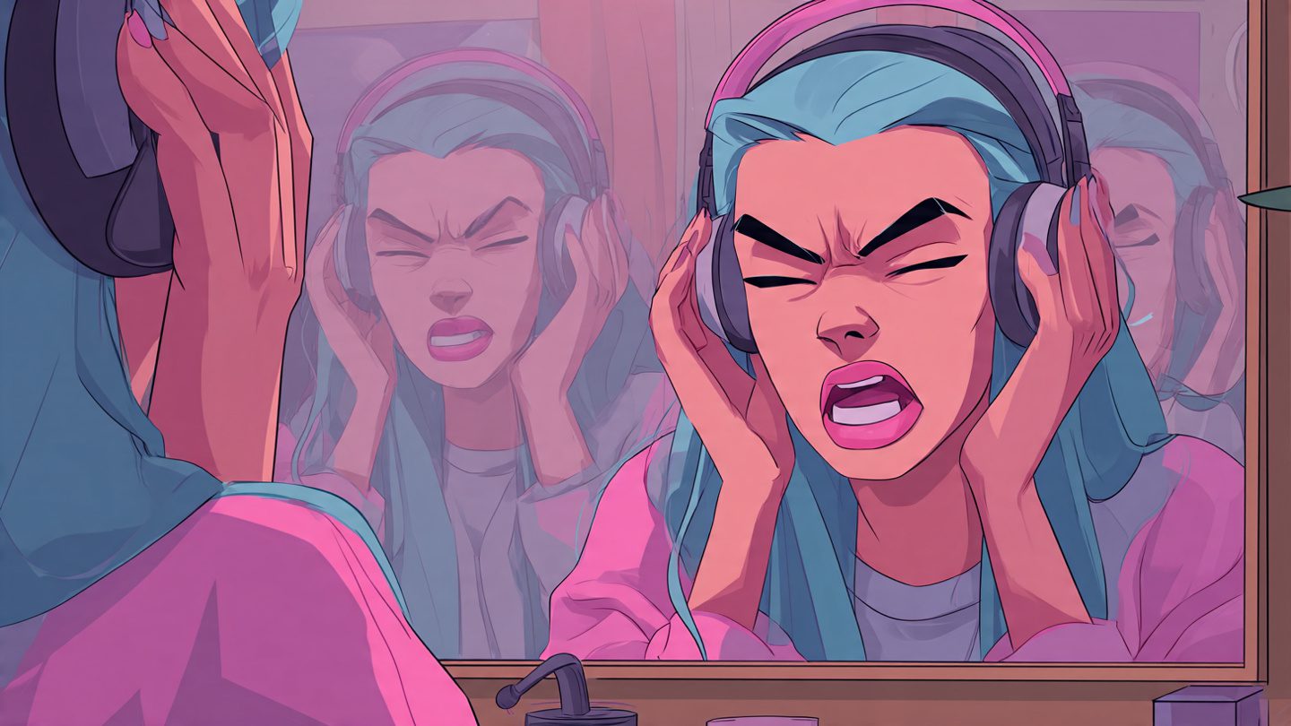 How to train your eyebrows to dance to the rhythm of techno