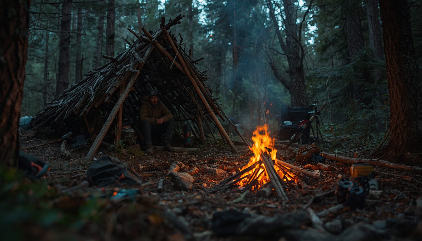 What should you do if you get lost in the woods?