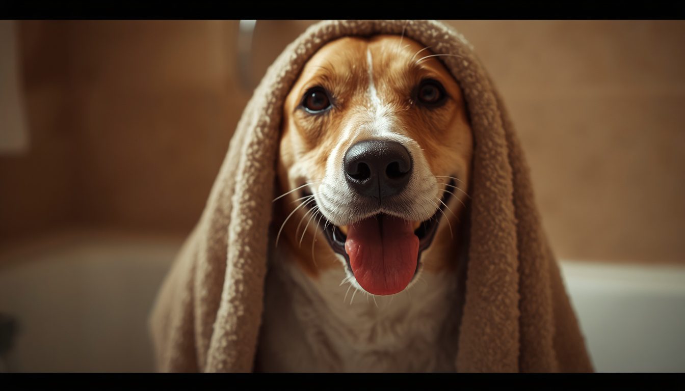How to properly bathe a dog without stress and pressure