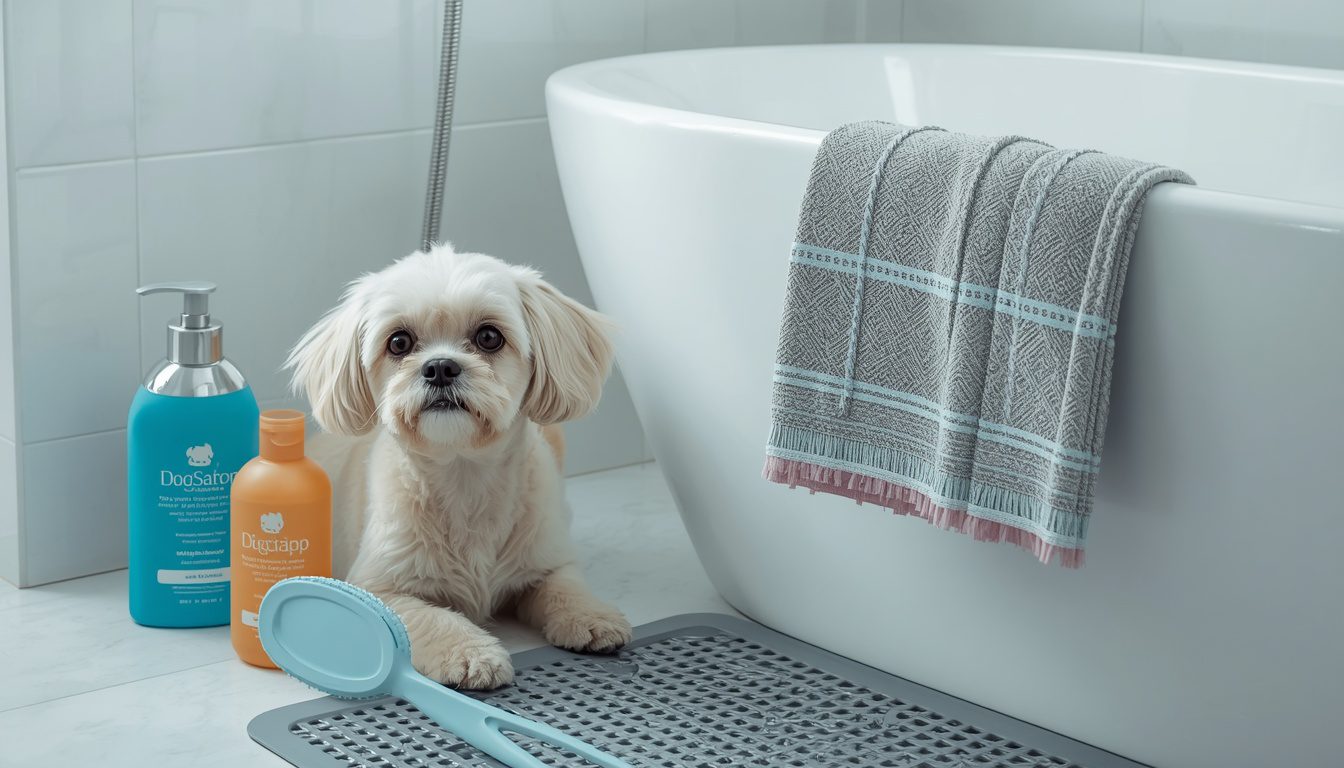 How to properly bathe a dog without stress and pressure