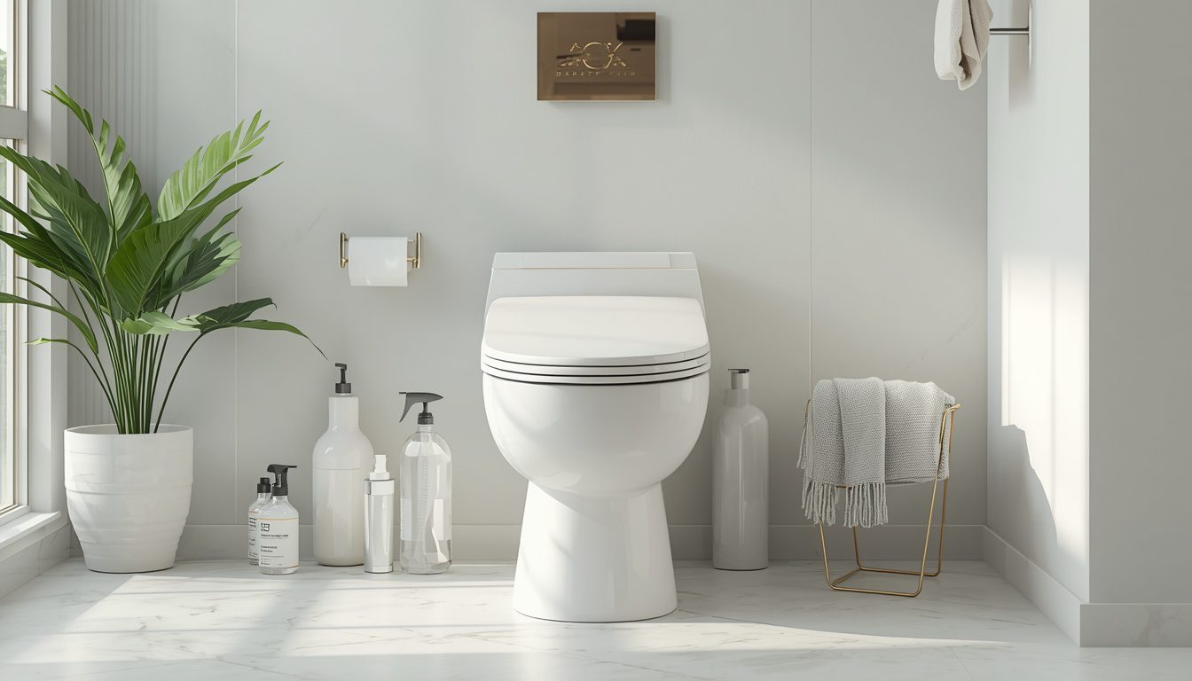 How to deep clean a toilet and get rid of water scale without chemicals