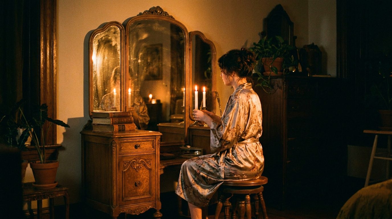 Ghosts and mirrors – why old mirrors should never be broken or thrown away explained through folklore, mirror portals, curses, and optics.