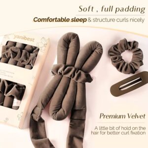 Heatless Hair Curler: Gentle & Satin Wave Styling System