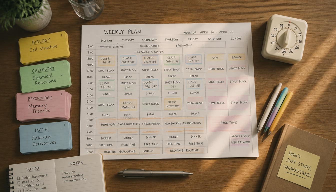 How to Create a Study Plan That Works
