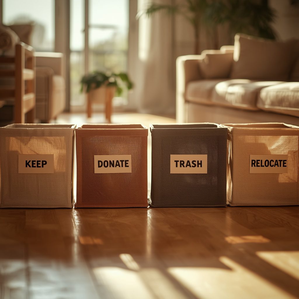 Learn how to start decluttering your home with this simple, step-by-step process. Eliminate stress and organize your space easily today.
