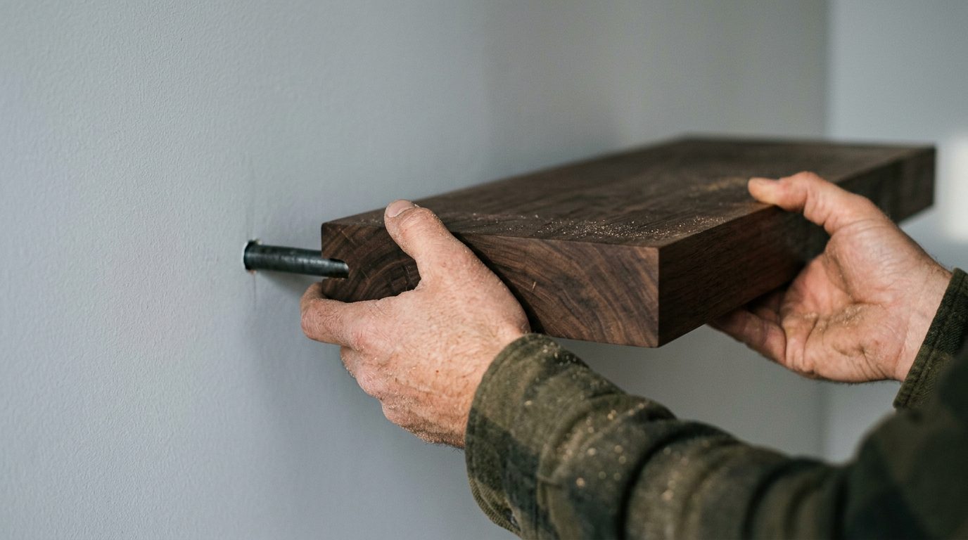 DIY floating shelves with hidden brackets: Secret? Master expert installation techniques to build strong, sag-free floating wall shelves fast.
